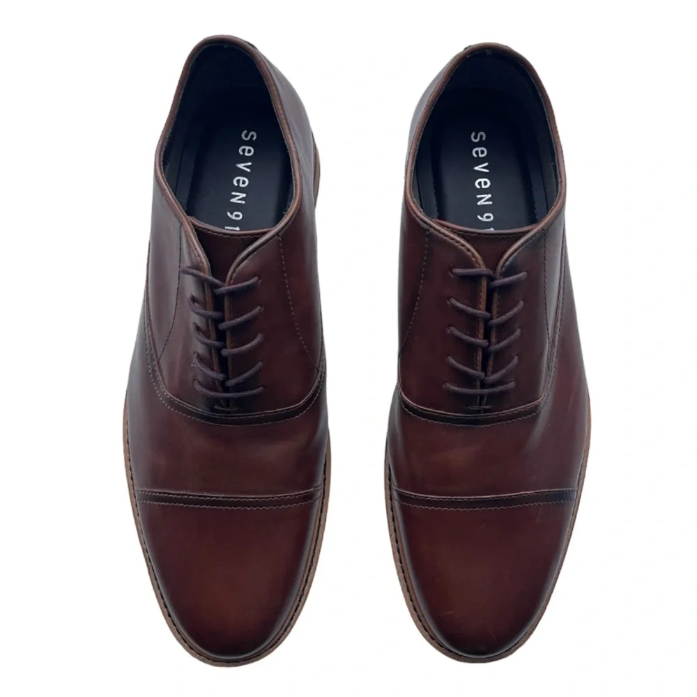 NEW Seven91 Chestnut Lace Up Oxfords